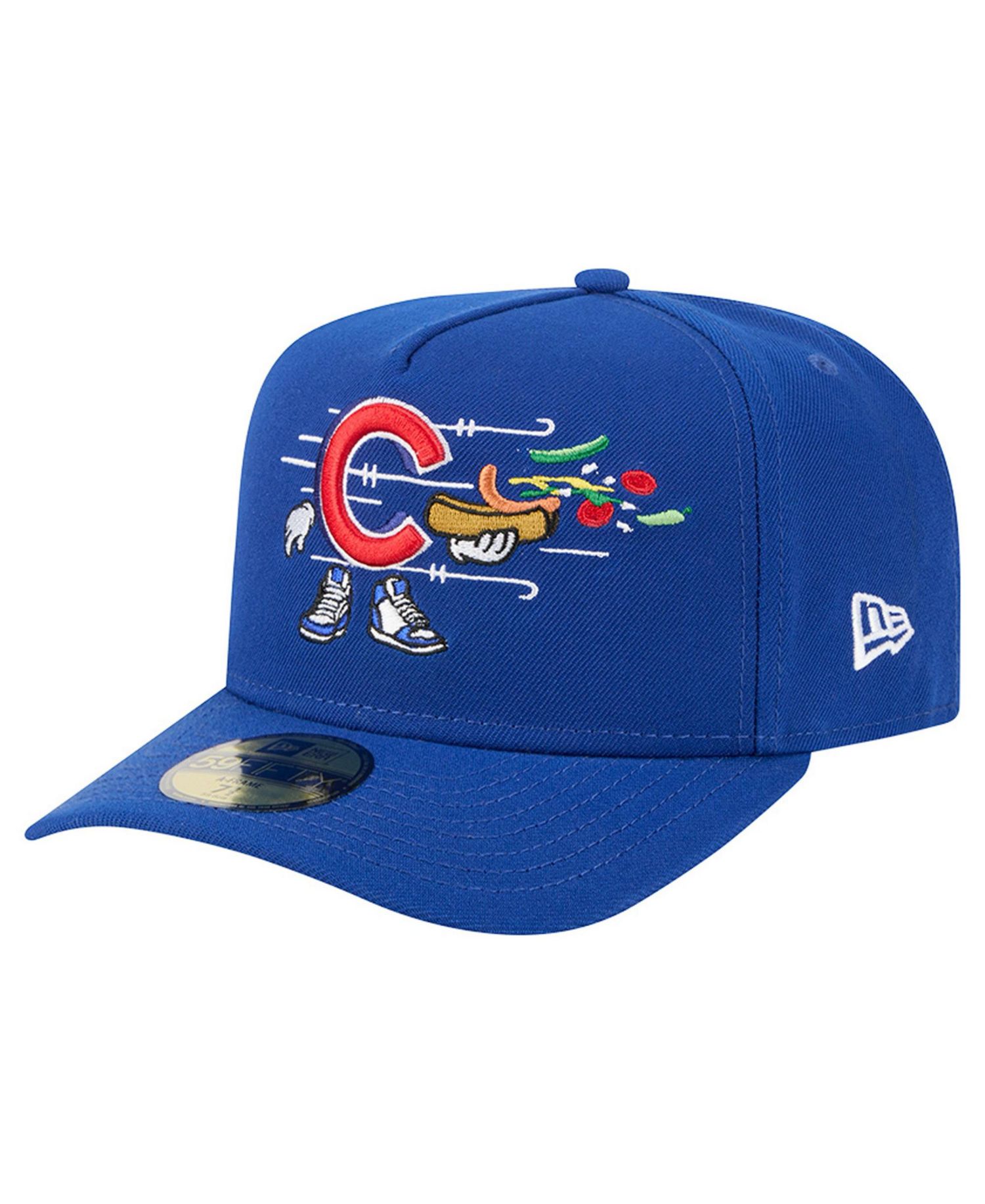 Chicago Cubs Cartoon A-Frame 59FIFTY Fitted Hat