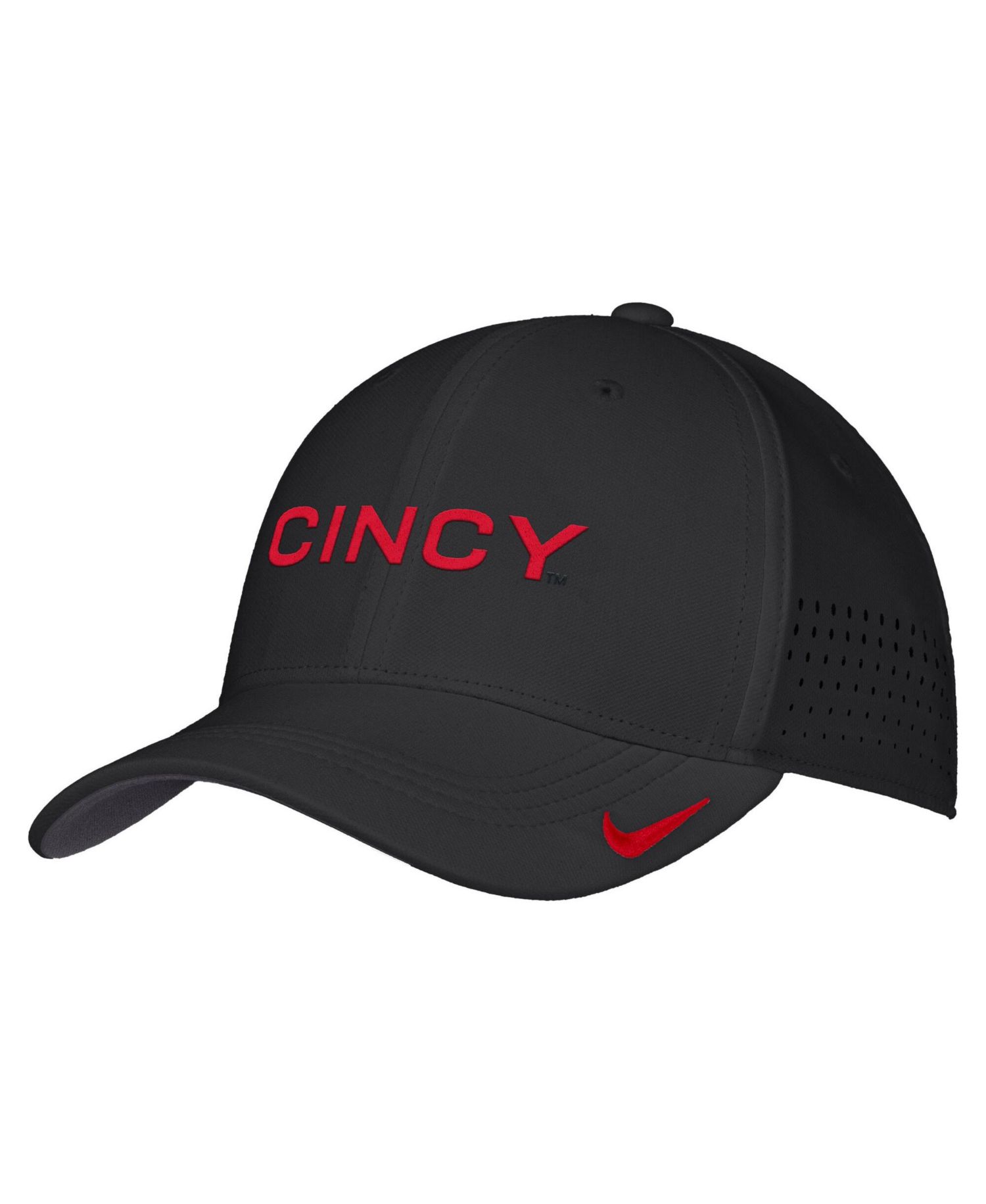 Cincinnati Bearcats AeroBill Swoosh Flex Stretch-Fit Curved-Bill Hat