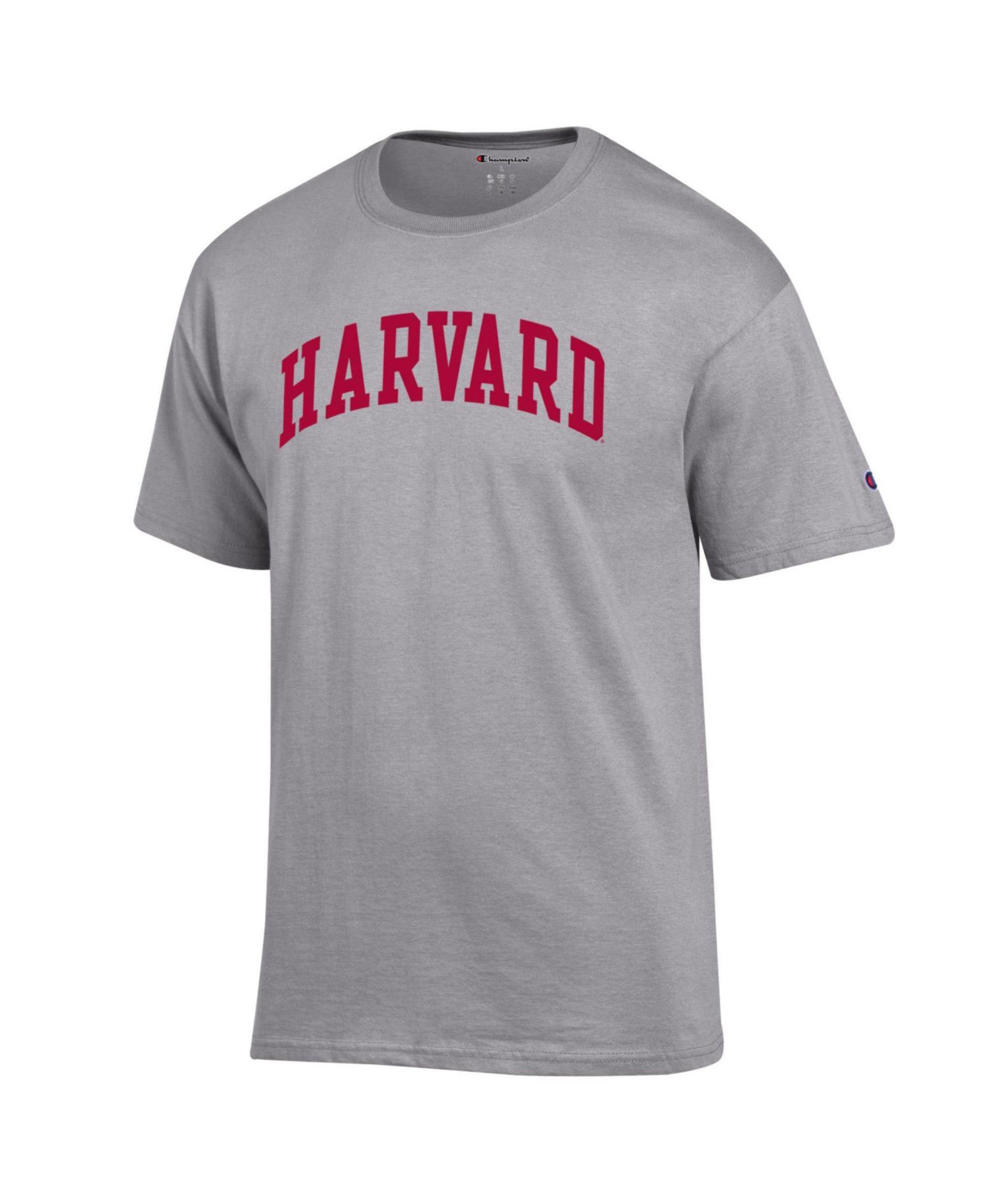 Men's Harvard Crimson Screen-Print Graphics Crew-Neck T-Shirt