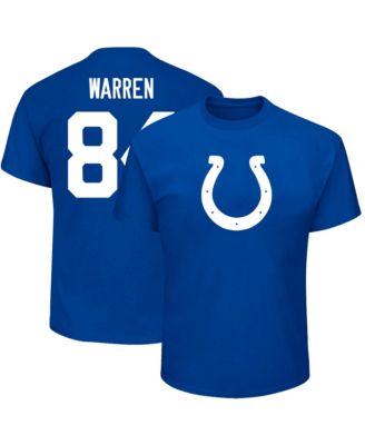 Men's Big & Tall Tyler Warren 84 Indianapolis Colts Screen-Printed T-Shirt