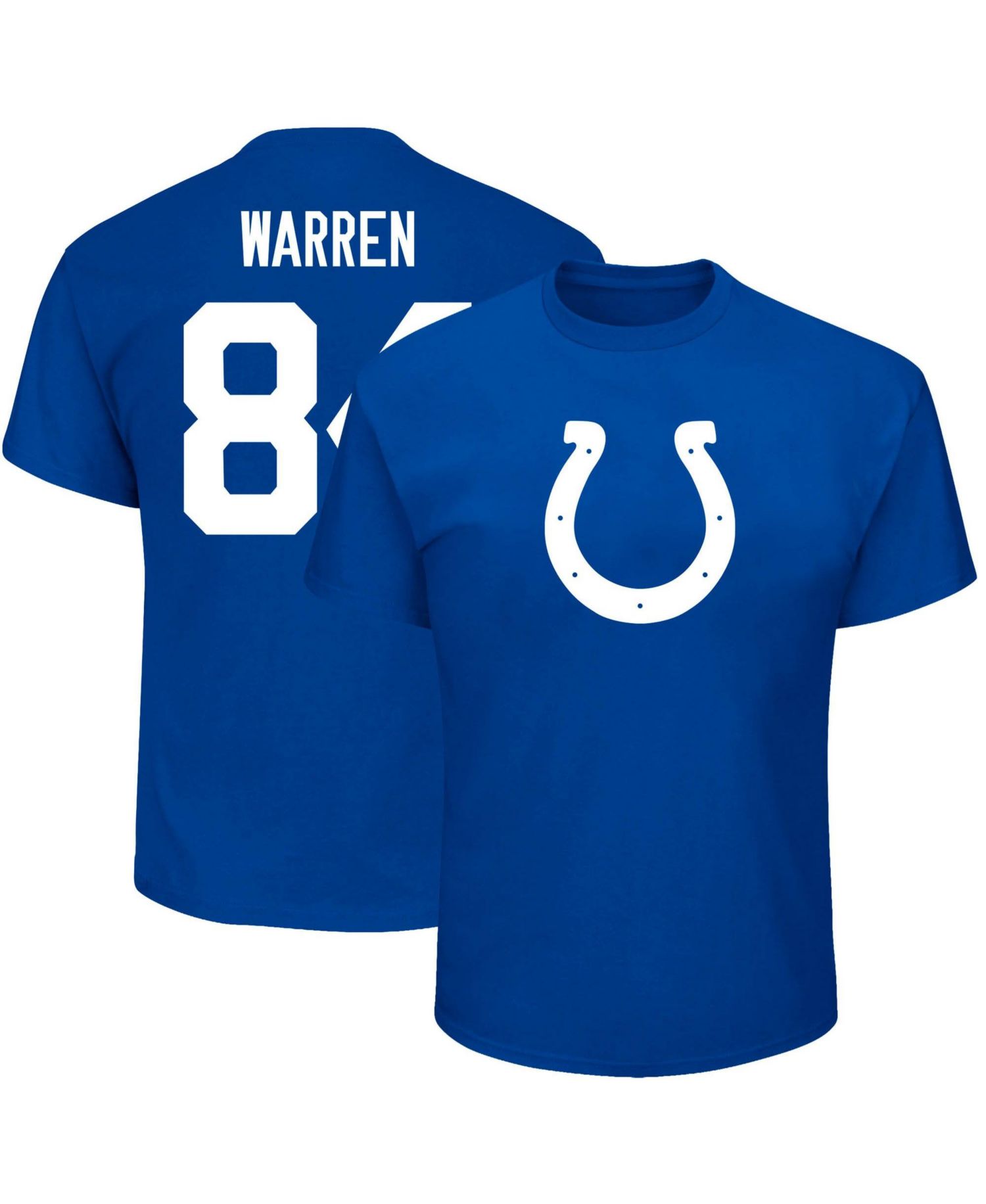 Men's Big & Tall Tyler Warren 84 Indianapolis Colts Screen-Printed T-Shirt
