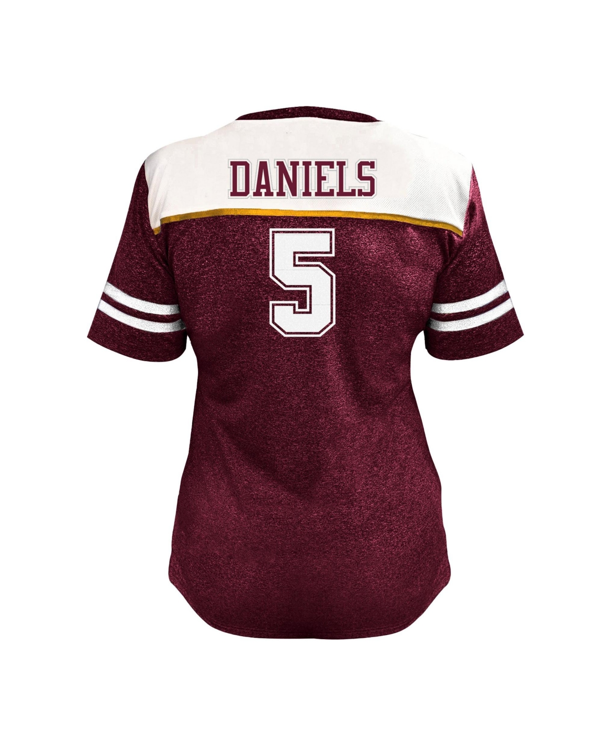 Fanatics Plus Washington Commanders Rhinestone V-Neck T-Shirt