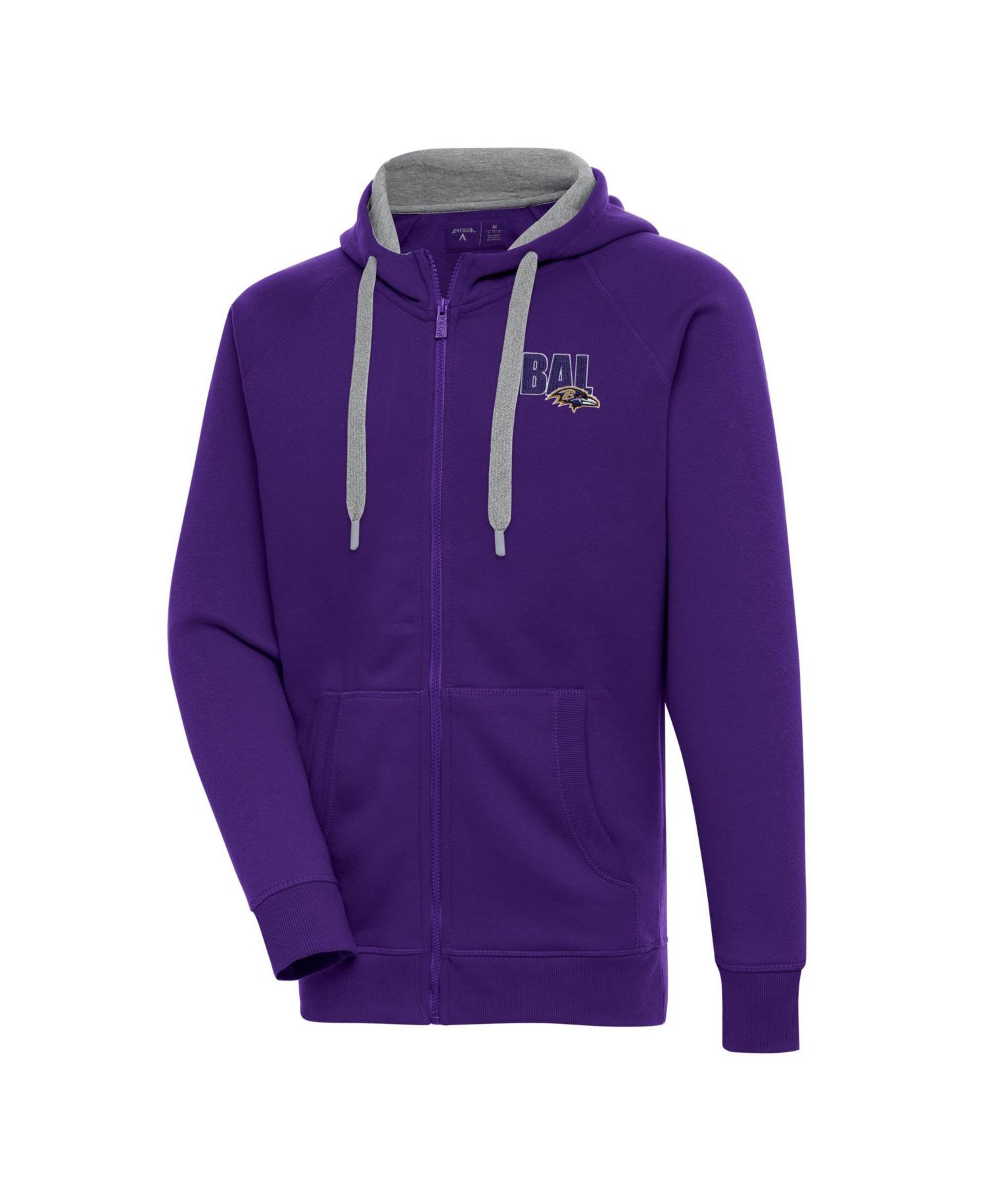 Men's Baltimore Ravens Victory Full-Zip Graphic Hoodie