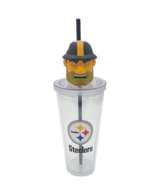 Pittsburgh Steelers Mascot Lid 24oz. Sipper Cup