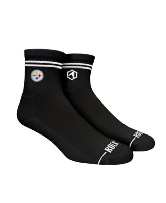Men's and Women's Pittsburgh Steelers Stripe Quarter-Length Socks
