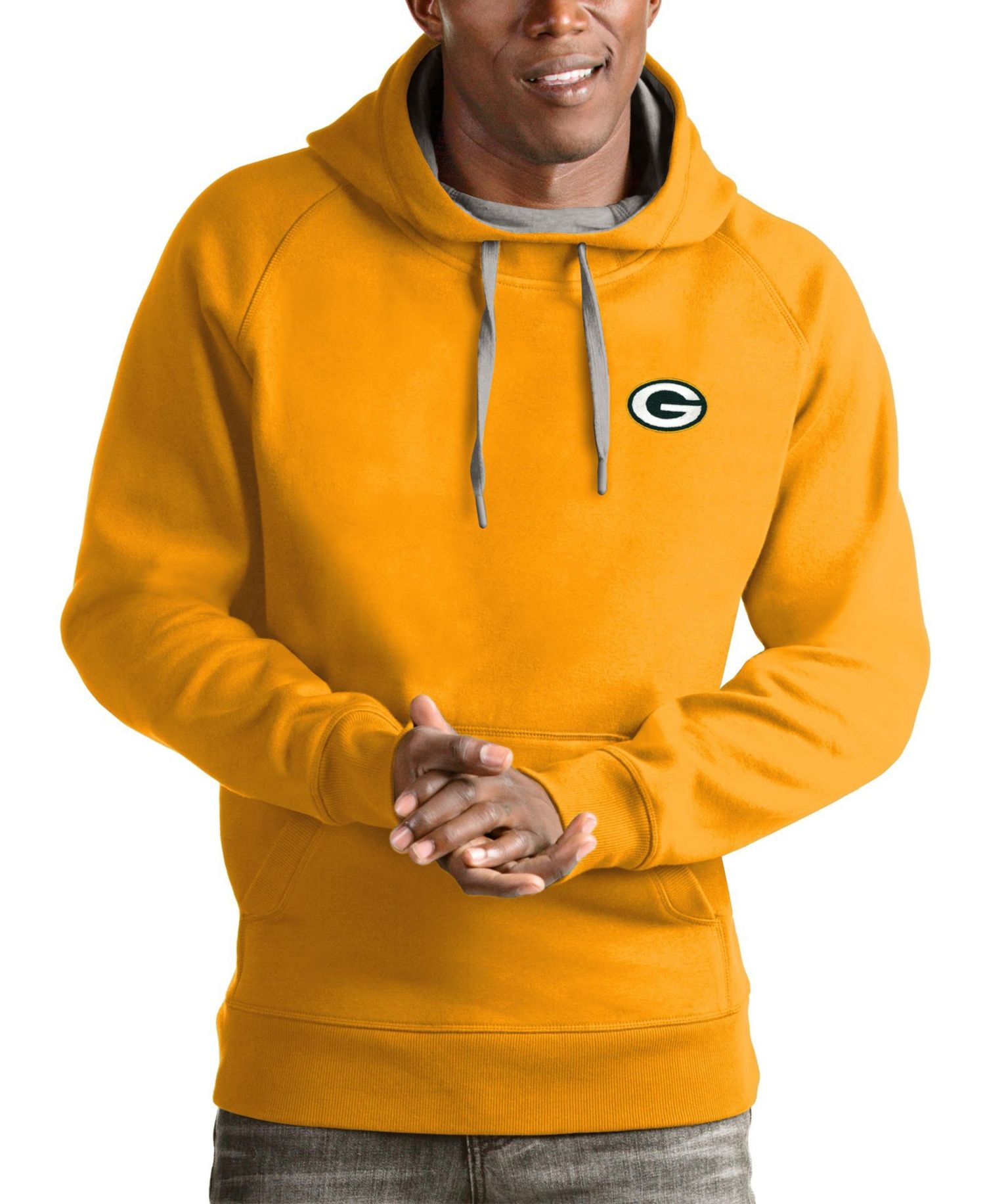 Men's Victory Green Bay Packers Graphic Long-Sleeve Pullover Hoodie