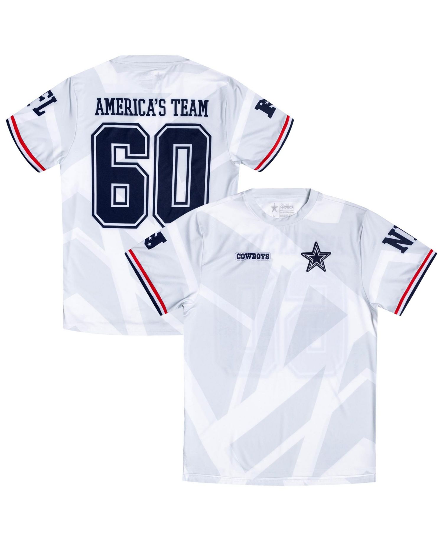 Boys' & Girls' 4-16 America's Team Fashion Soccer Top Crewneck Embroidered Appliqu&eacute; Graphics T-Shirt