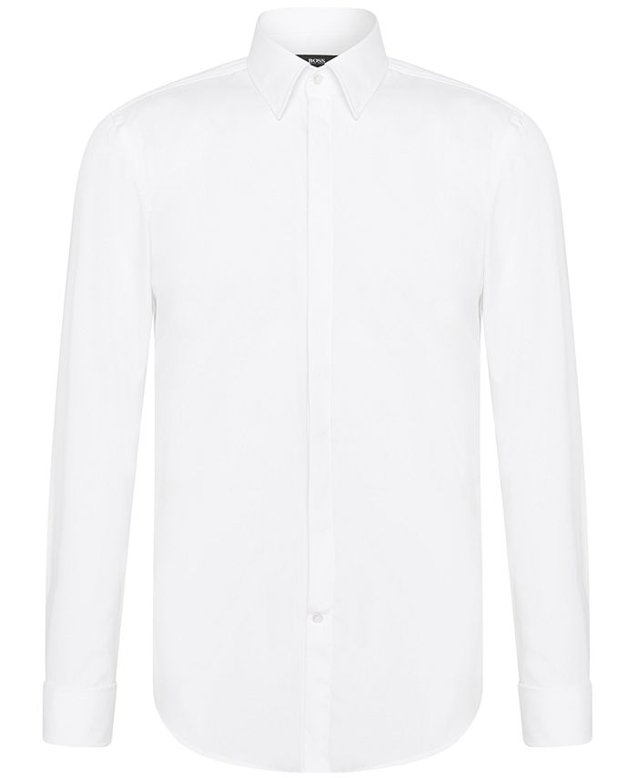 Hugo Boss BOSS Men's Slim-Fit French Cuff Dress Shirt - Macy's