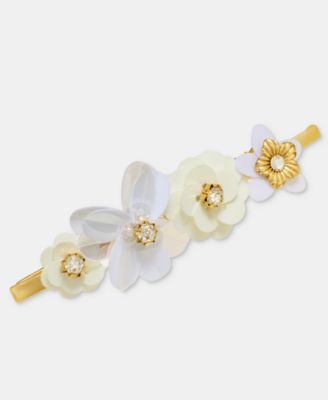 Sequin Flower Barrette Hair Clip