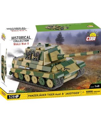 Historical Collection Panzerjager Tiger Ausf. B "Jagdtiger" Tank, 528 pieces