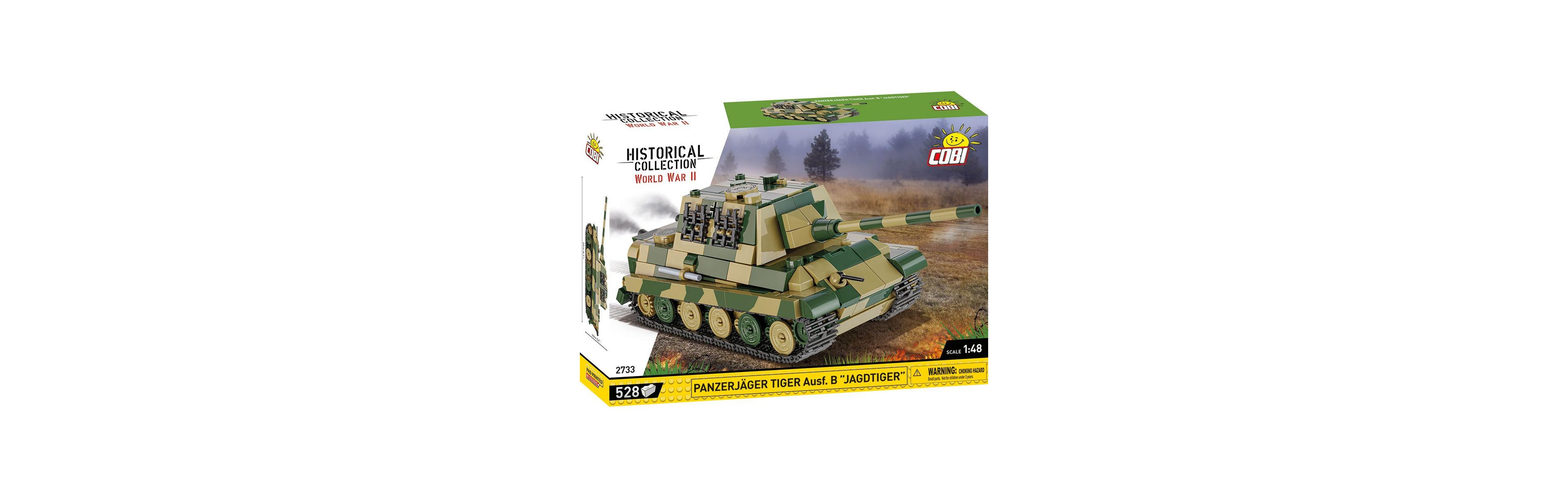 Cobi German World War Ii Historical Collection Panzerjager Tiger Ausf. B "Jagdtiger" 528-Piece Building Set, Ages 8+
