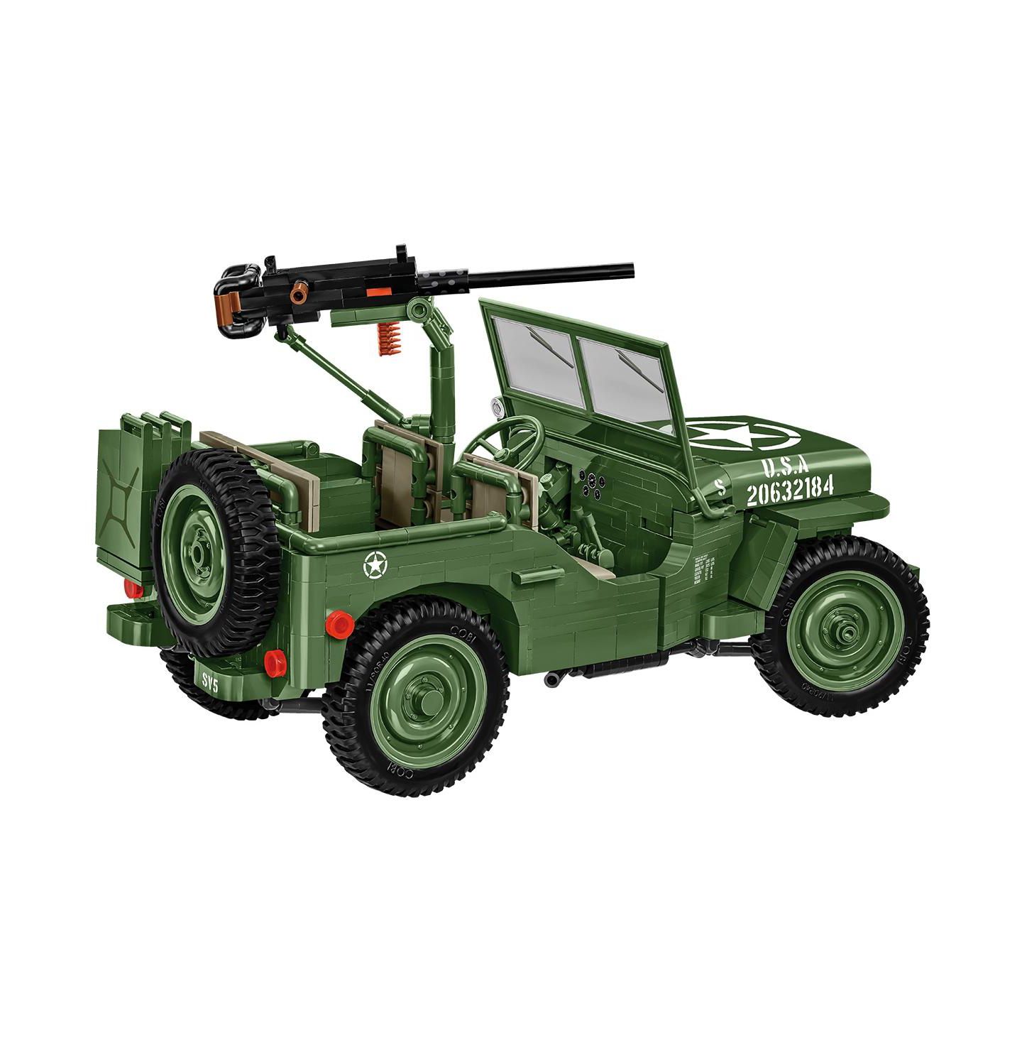 Детские конструкторы COBI Historical Collection Wwii Jeep Willys MB 1:12 Scale Vehicle, 1207 pieces — фото 3