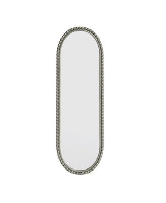 Iron Art Oval Retro Wall Mirror Antique Effect for Living Room Bedroom Entrance
