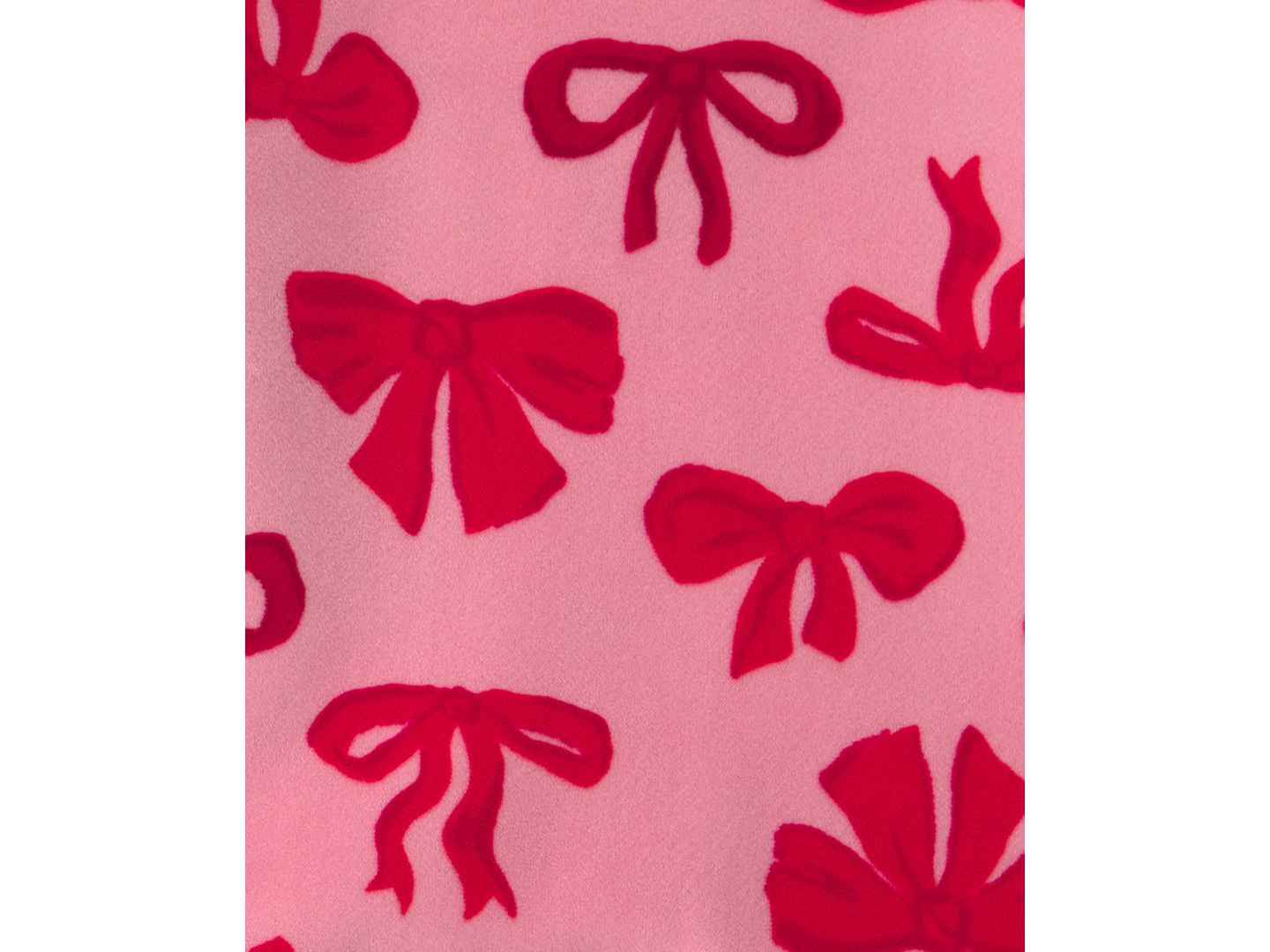 Детская пижама Carter's Dreamplush с бантами, топ и брюки, 2 предмета, 2T-5T, цвет: Розовый — фото 4