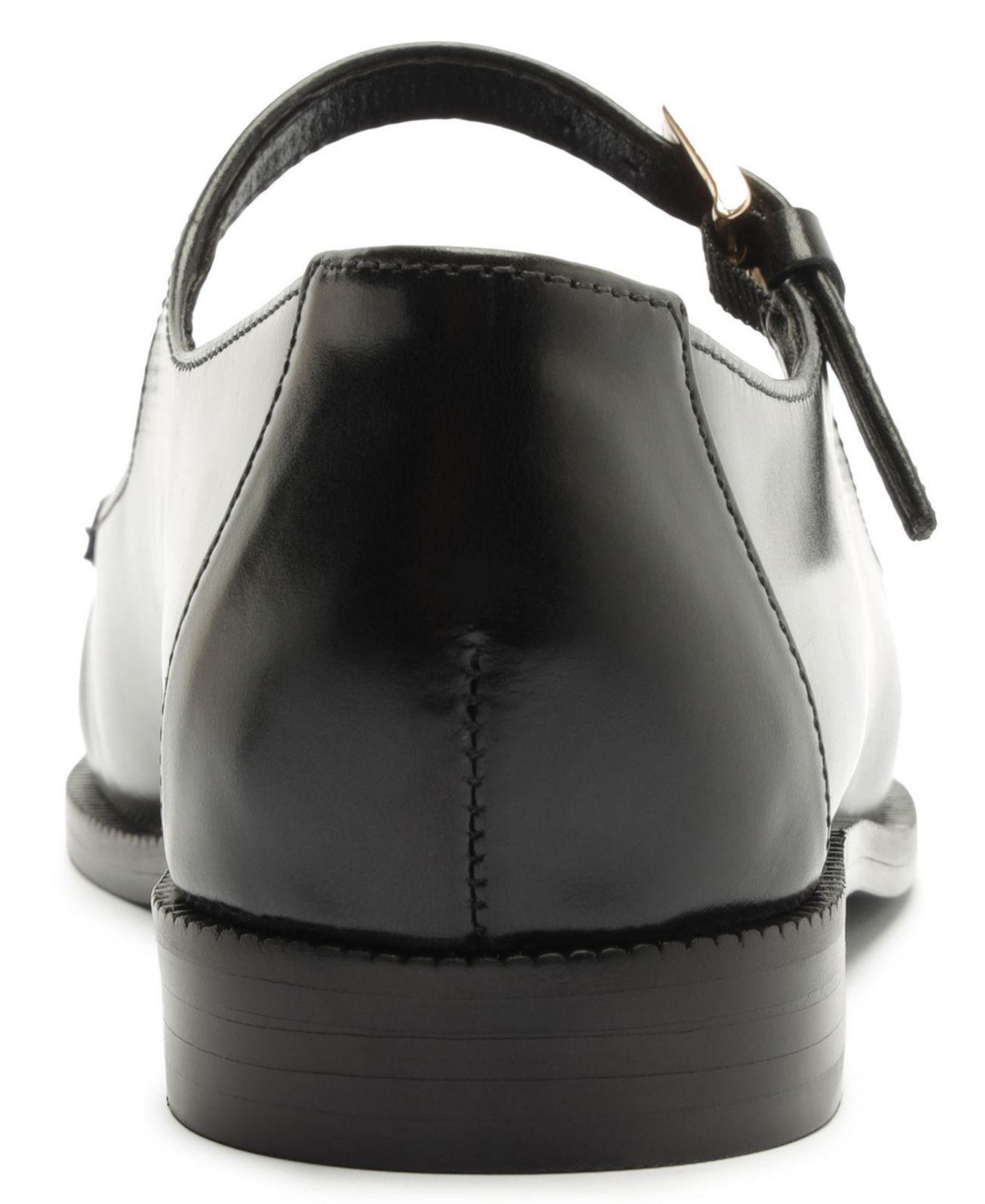 Женские балетки Schutz Tyla Buckle Mary Jane Flats, цвет: Чёрный — фото 3