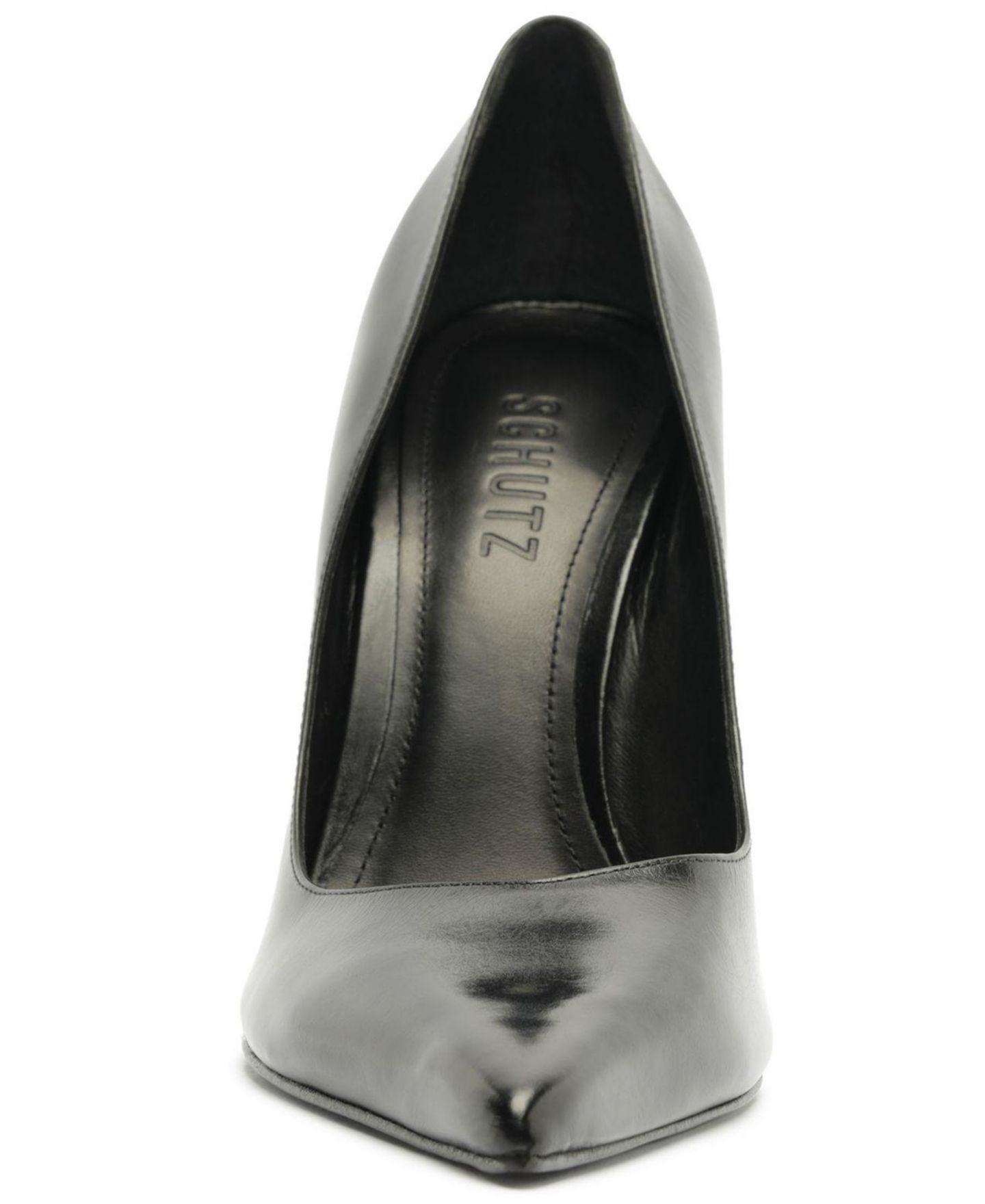 Женские туфли Schutz Lexi Block Pointed Toe Pumps, цвет: Чёрный — фото 9