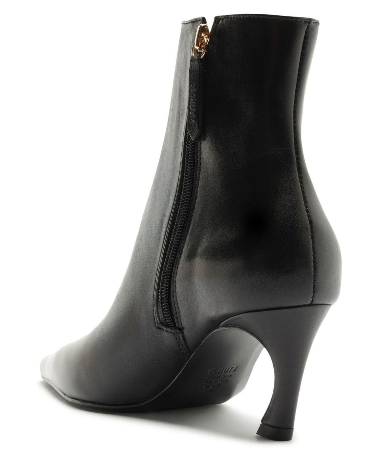 Женские ботинки Schutz Lexi Pointed Toe Dress Booties, цвет: Чёрный — фото 6