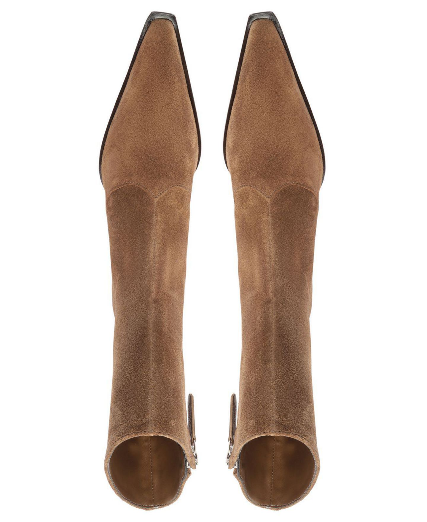 Женские ботинки Schutz Raffaela Mid Block Heel Dress Booties, цвет: Пекан коричневый — фото 12