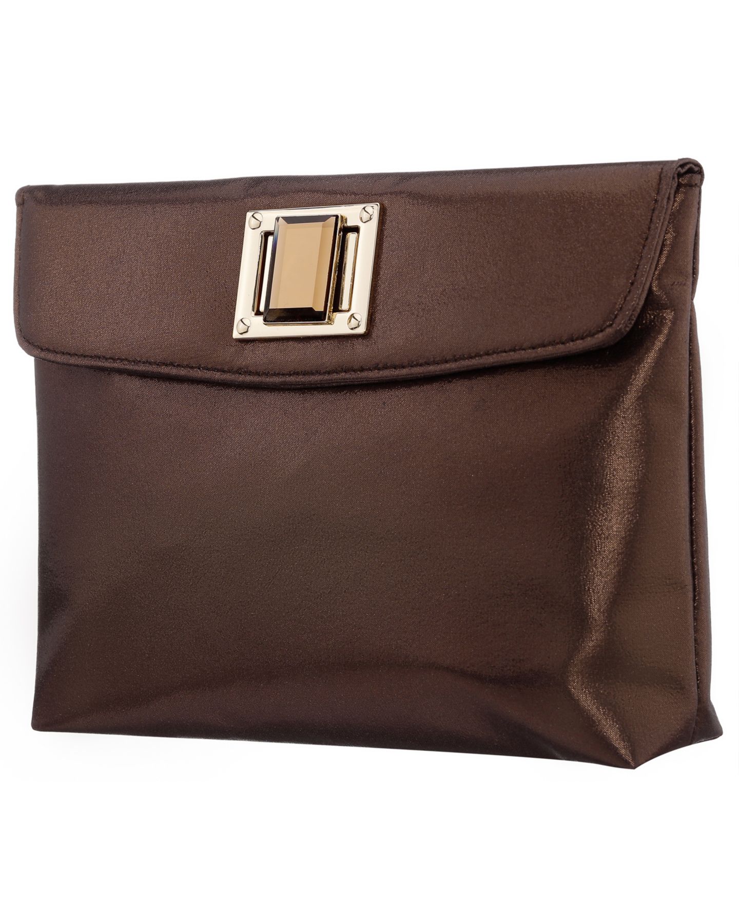Женский клатч Nina Grayson Soft Slouchy Small Clutch Handbag, цвет: Бронзовый — фото 5