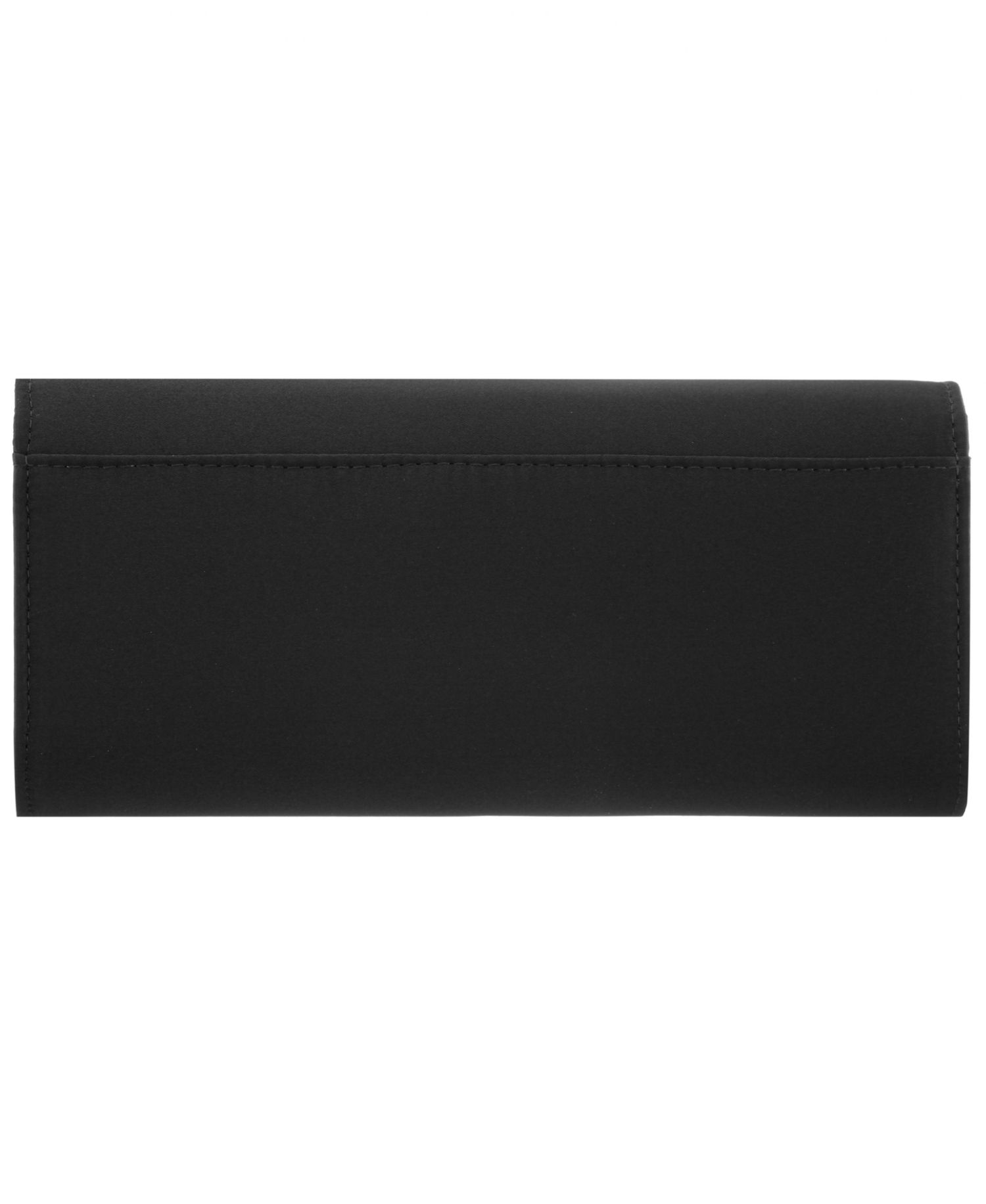 Aurella Crystal Trim Small Flap Clutch Handbag