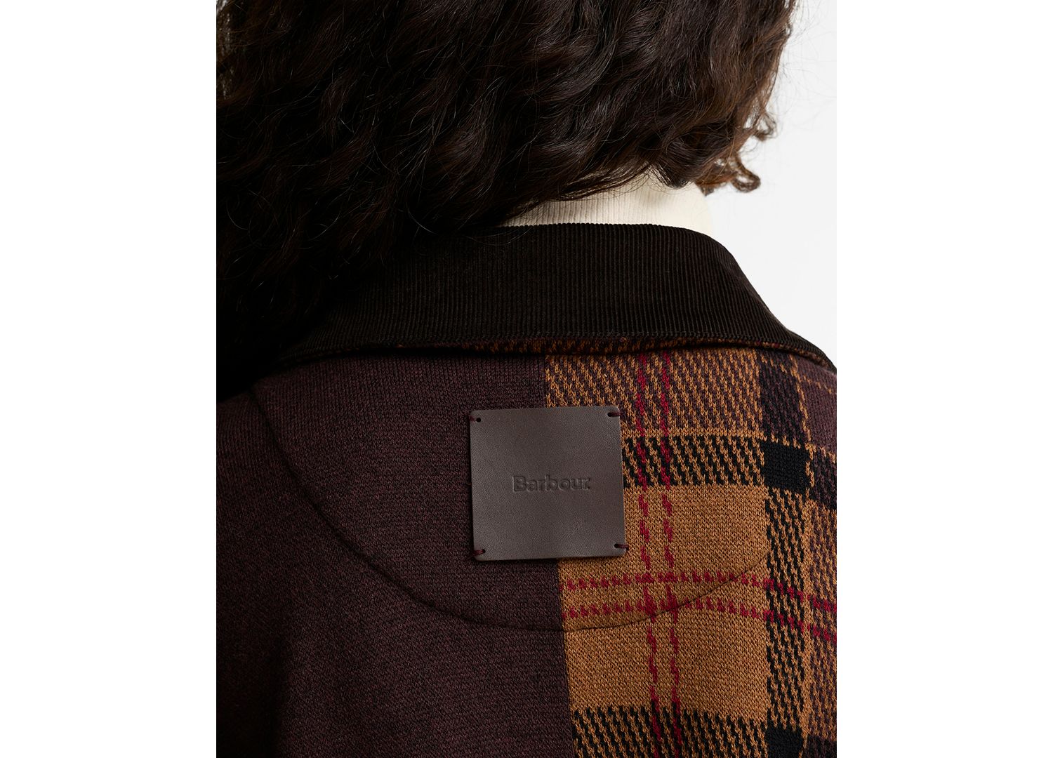 Women's Elva Tartan Wool-Blend Knitted Cape Coat