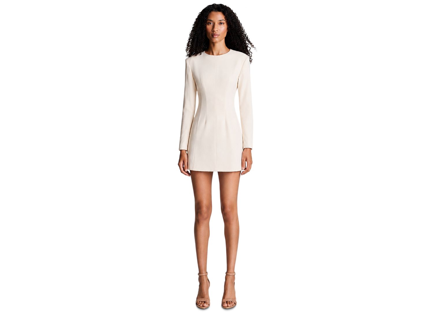 Women's Long-Sleeve Reversed Blazer Mini Dress