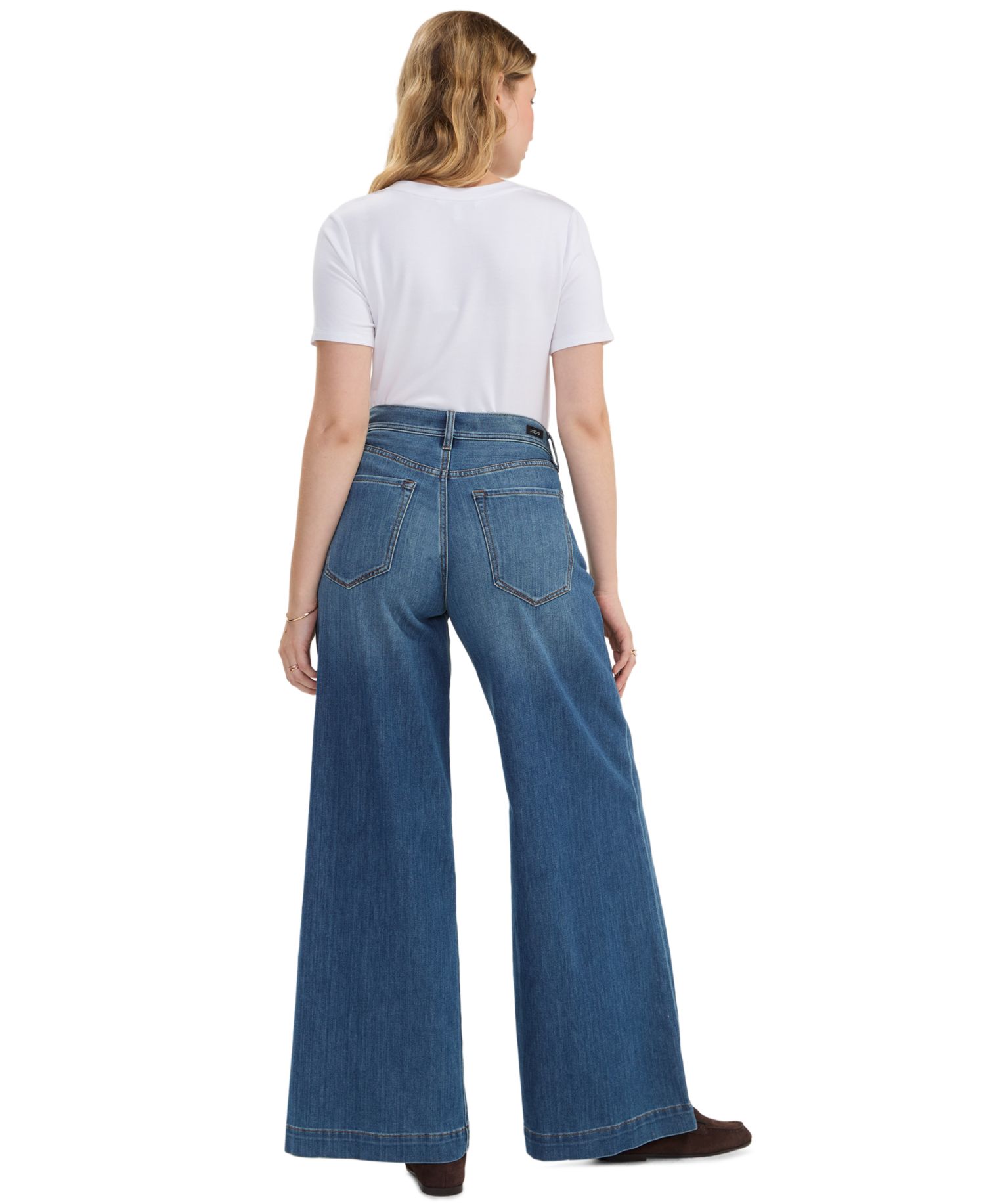 Women's High-Rise Wide-Leg Relaxed Denim Jeans