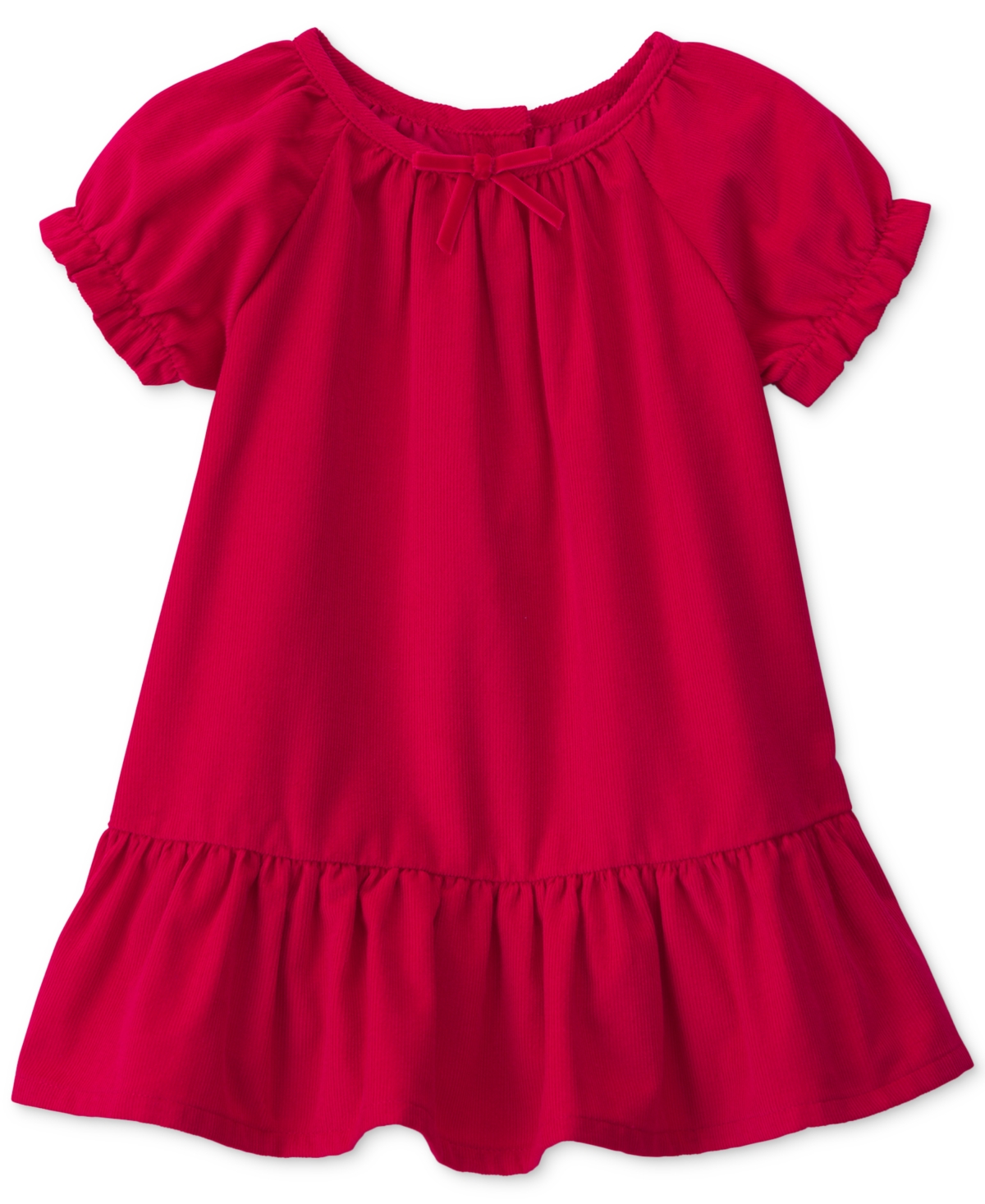 Osh Kosh Baby Girls' Puff-Sleeve A-Line Corduroy Dress