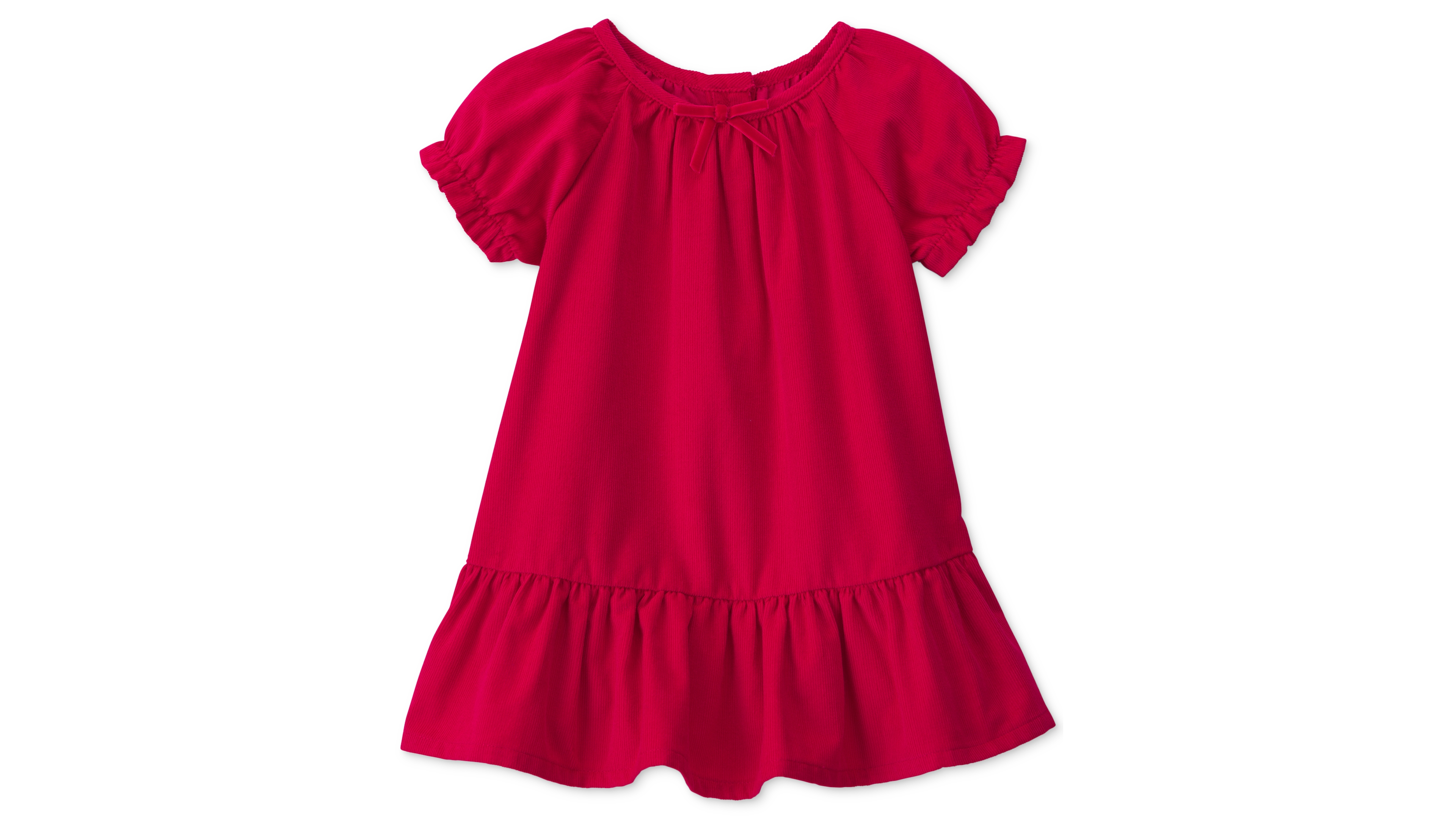 Osh Kosh Baby Girls' Puff-Sleeve A-Line Corduroy Dress