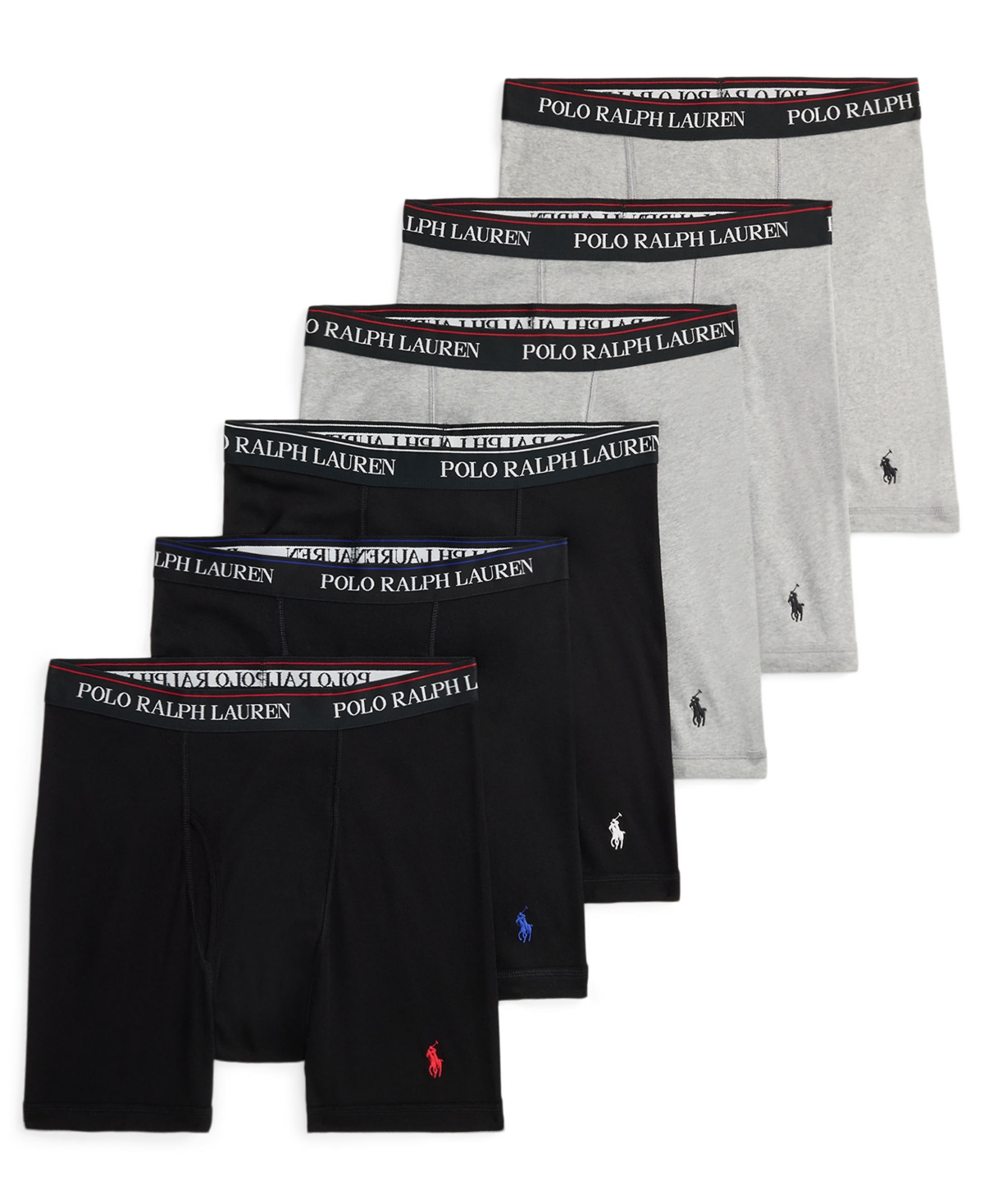 Polo Ralph Lauren Men's Classic-Fit Boxer Briefs, 5+1 Bonus Pack