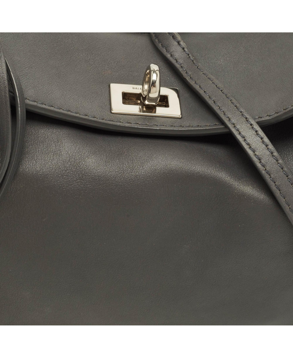 Pre-Owned Balenciaga Rodeo Mini Leather Top Handle Satchel Bag