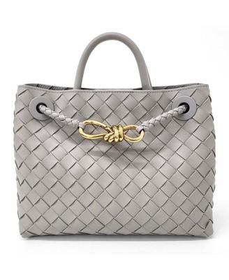 Andiamo Small Intrecciato Leather Tote Bag