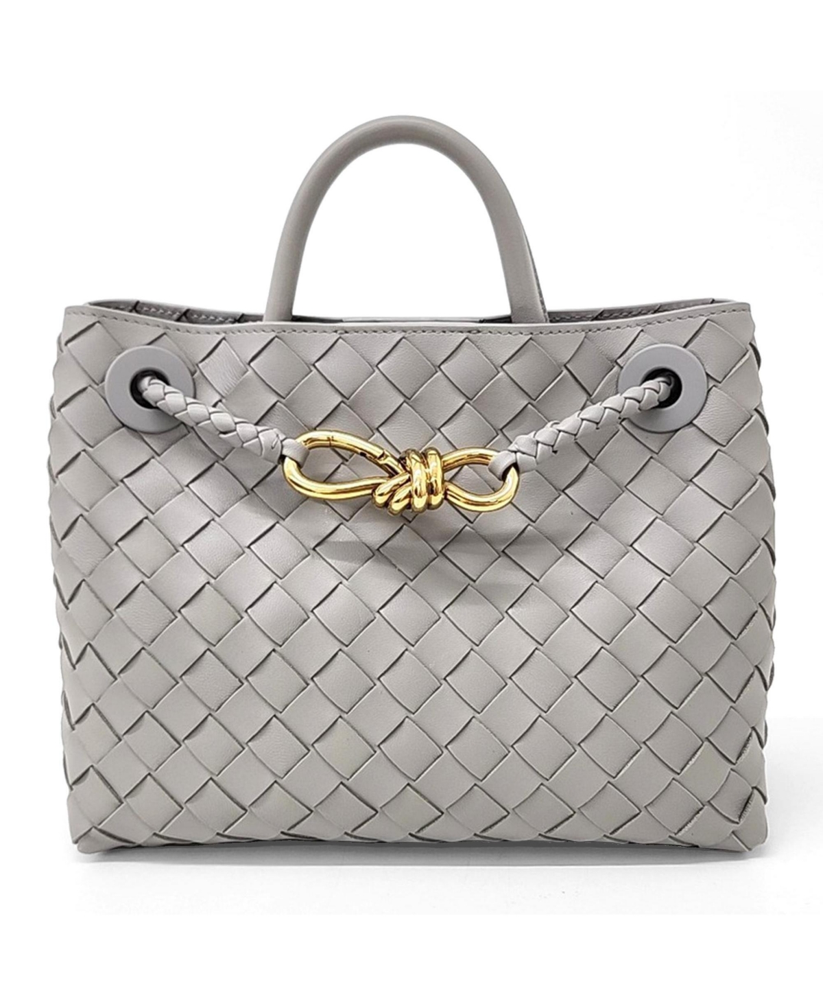 Pre-Owned Bottega Veneta Andiamo Small Intrecciato Leather Tote Bag
