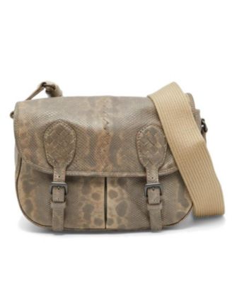 Women's Gardena Karung Leather Messenger Bag