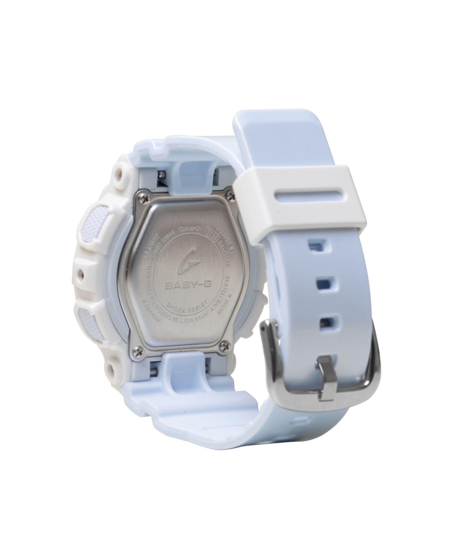 Women's Baby G Analog Digital Blue Resin Watch 43.4mm