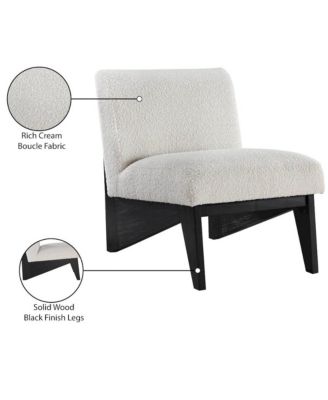 Chapman Cream Boucle Fabric Accent Chair