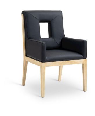 Gwendolyn Faux Leather Dining Arm Chair