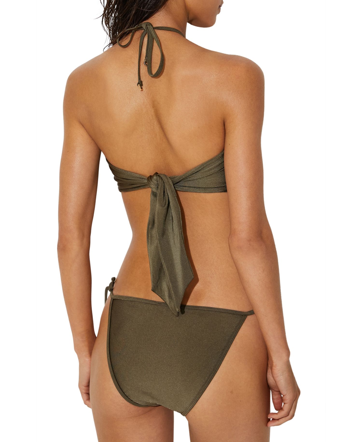 Women's Janina Shimmer Bandeau Bikini Top
