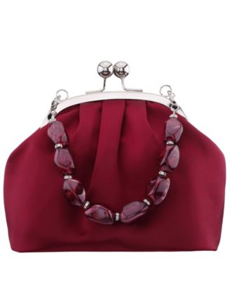 Vespera Beaded Vintage Style Mini Frame Handbag