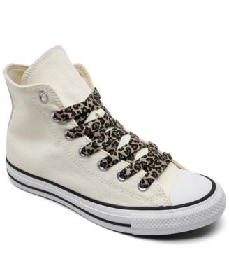 Women's Chuck Taylor All Star Leopard Laces High Top Sneakers from Finish Line