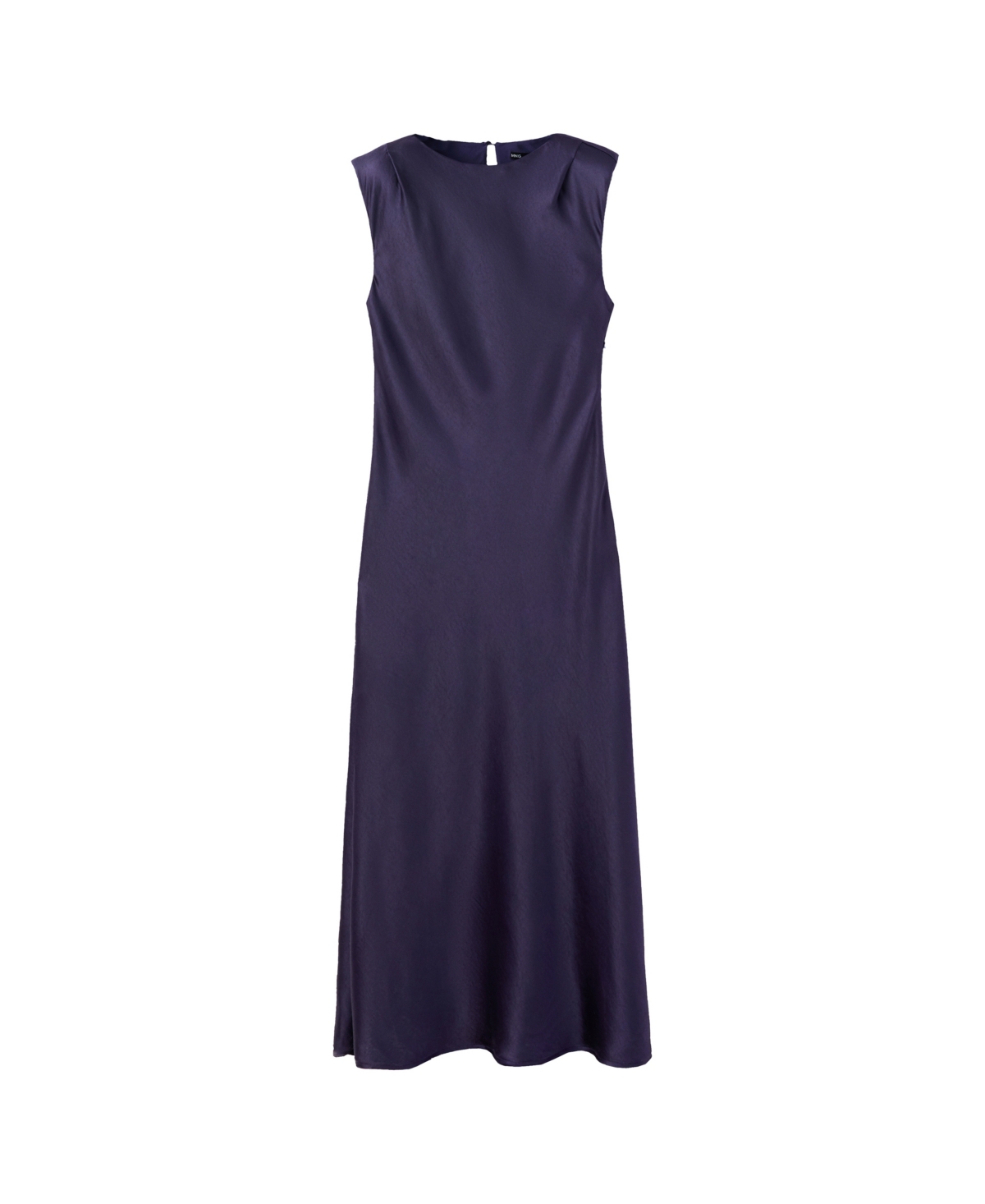 Mango Women's Shoulder Pads Satin Midi Dress