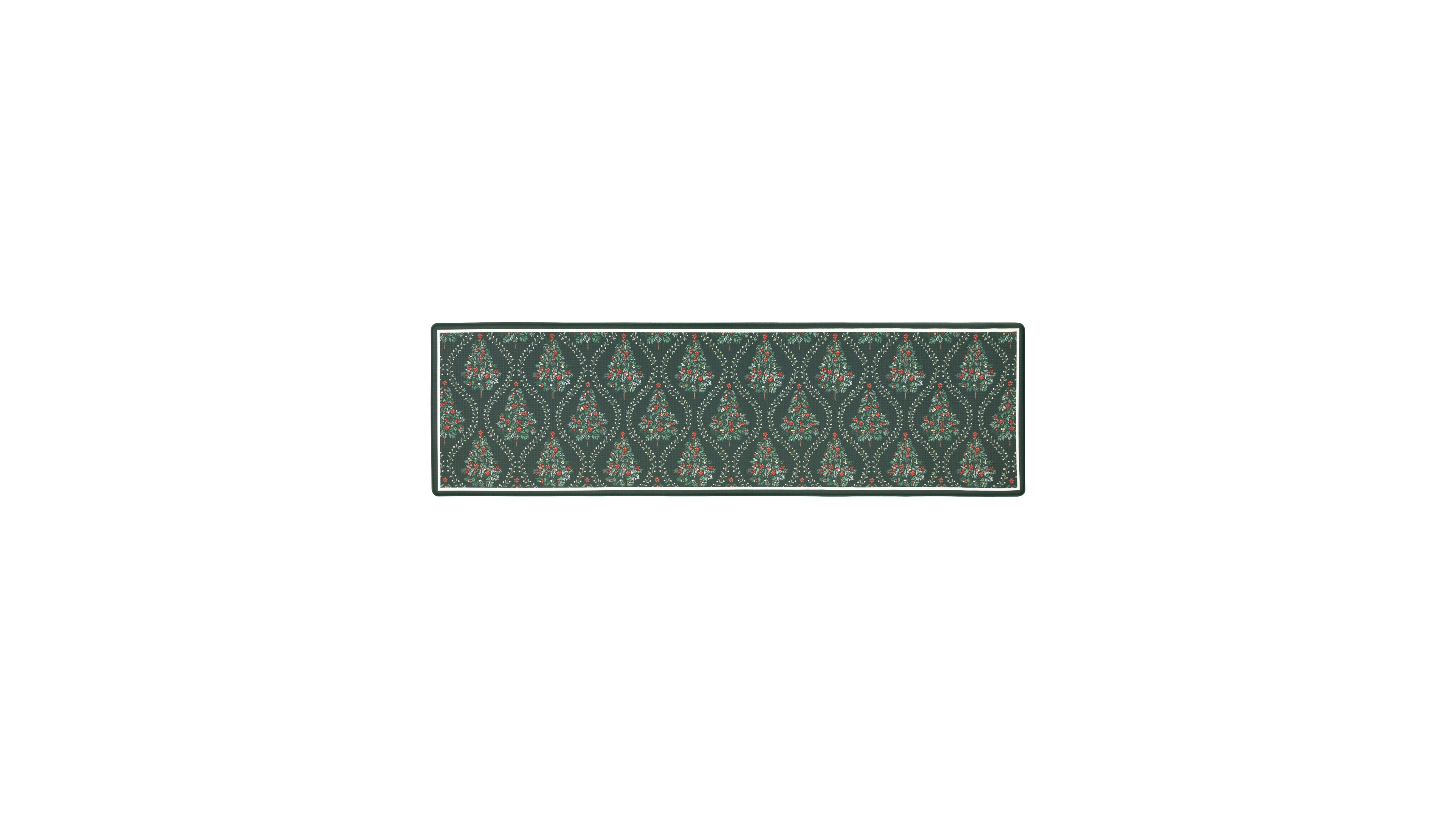 Laura Ashley Frestwick Glade Non-Slip Kitchen Mat, 17.5" x 60"
