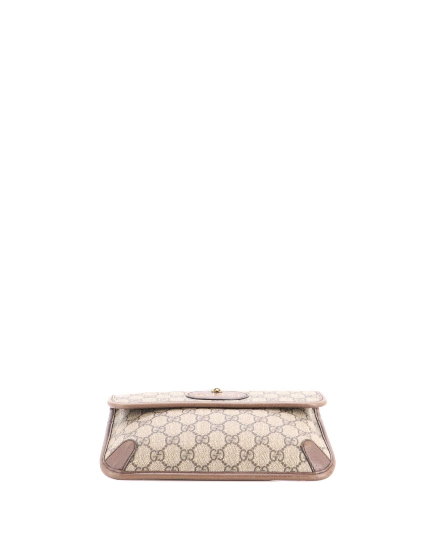Neo Vintage Flap Belt Bag GG Coated Canvas