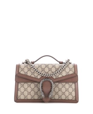 Small Dionysus Top Handle Chain Bag GG Coated Canvas
