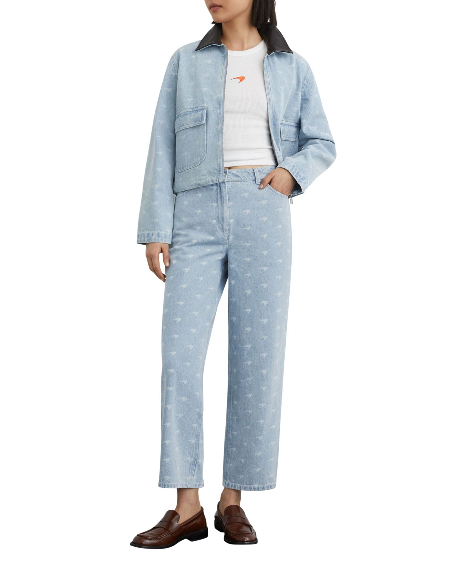 Women's Clairo High-Waisted Straight-Leg Jeans