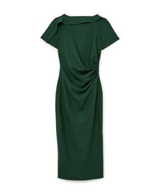 dark green semi formal dresses Women's Semi-Formal Cocktail & Party calf length Concept Video Gown Size:XS (5'0