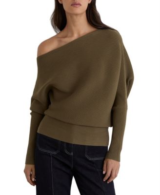 Women's Lorna Asymmetric Ribbed Sweater