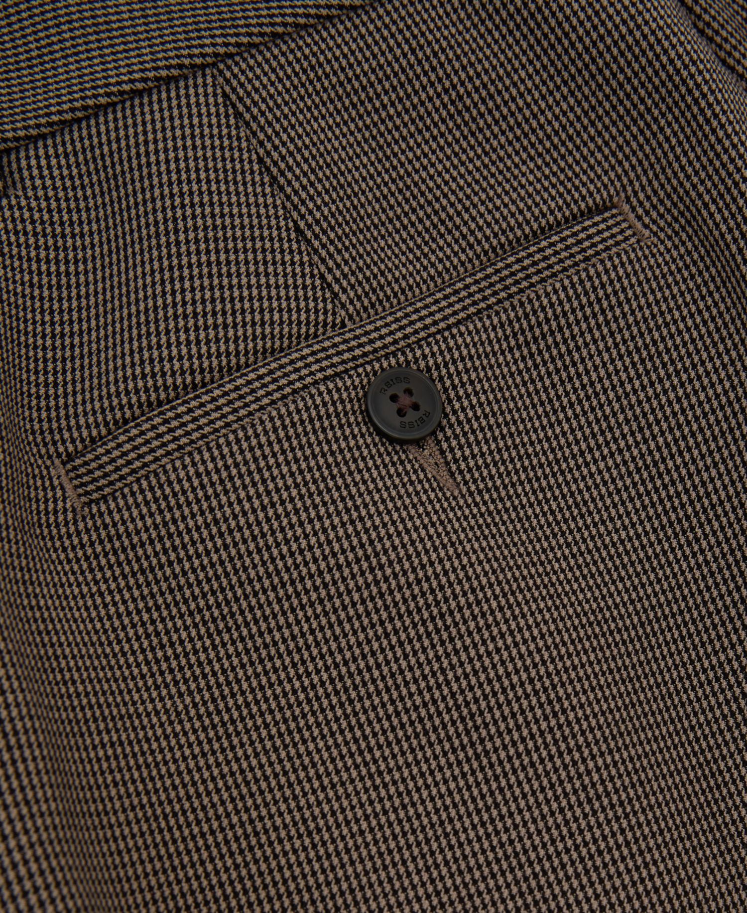 Petite Gabi Puppytooth Slim-Fit Trousers