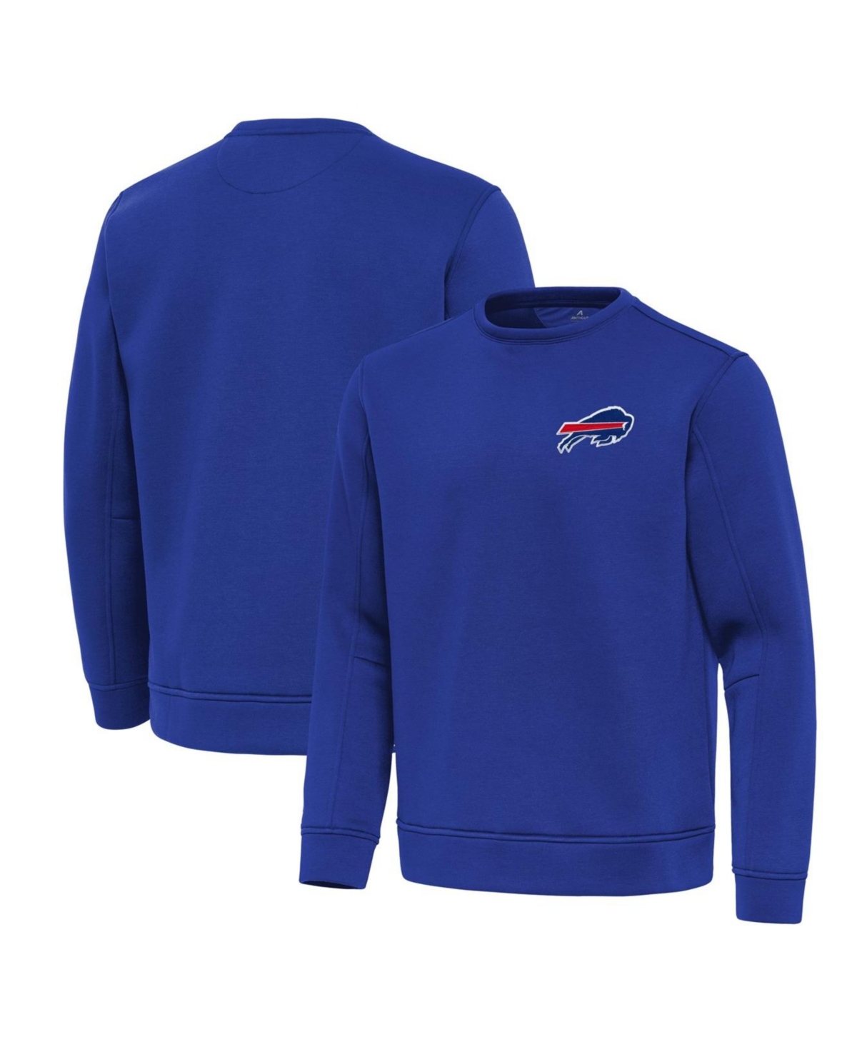 Antigua Men's Relevant Buffalo Bills Crewneck Pullover Sweatshirt