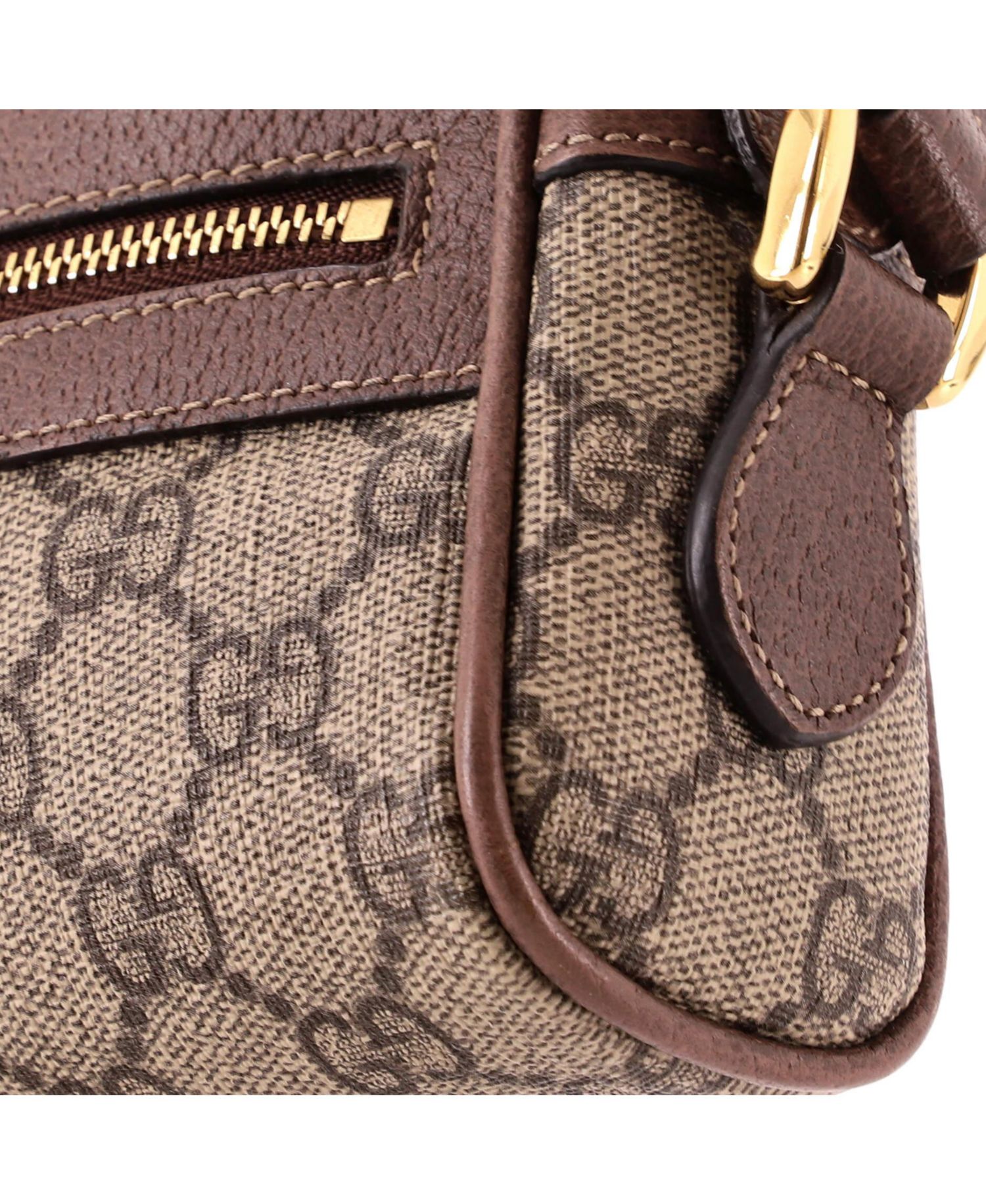 Mini Ophidia Shoulder Bag GG Coated Canvas
